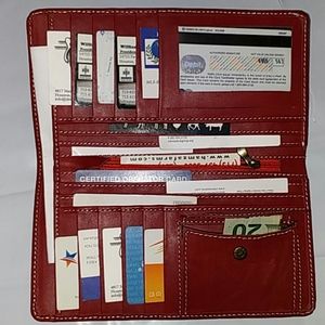 Full Grain Unisex Leather Long Wallet